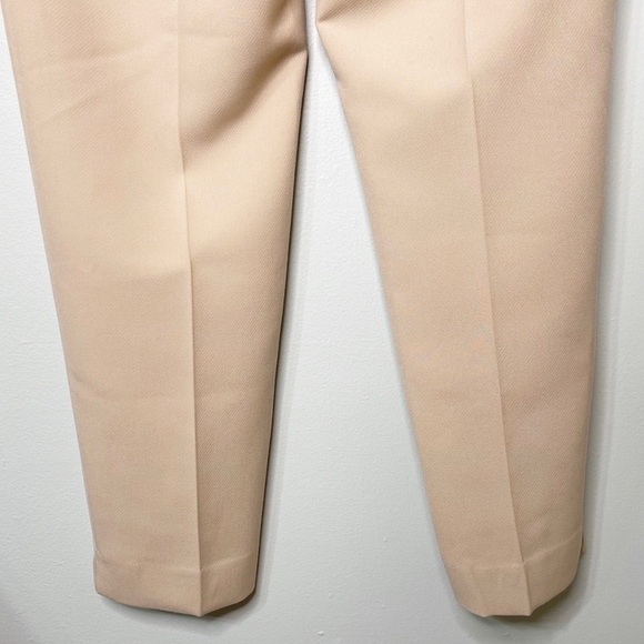 Talbots Hampshire Ankle Pant Straight Leg Dress Pants Tan 14 Nwt - Picture 10 of 11